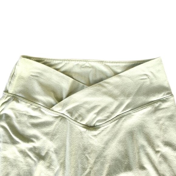 Pink by Victoria's Secret Skort Med Skirt Shorts Light Green Crossover V Waist - Picture 2 of 9